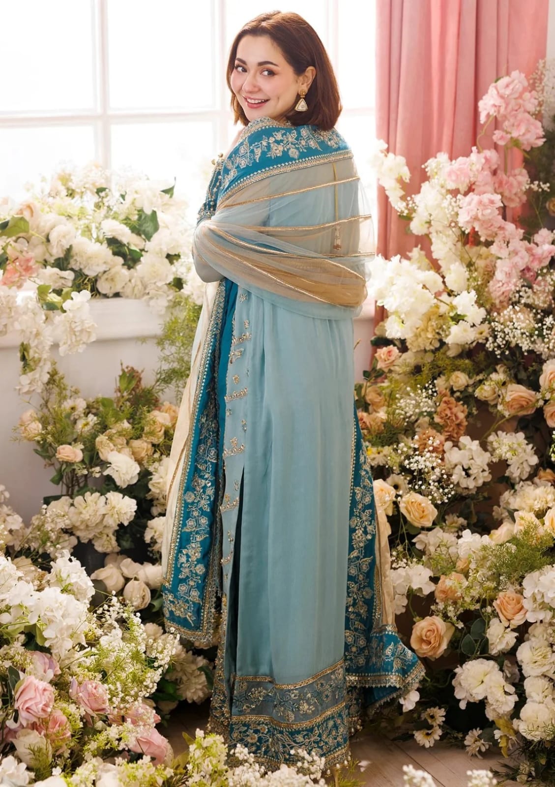 Charizma Chiffon & Net Embroidered 3-Piece Suit